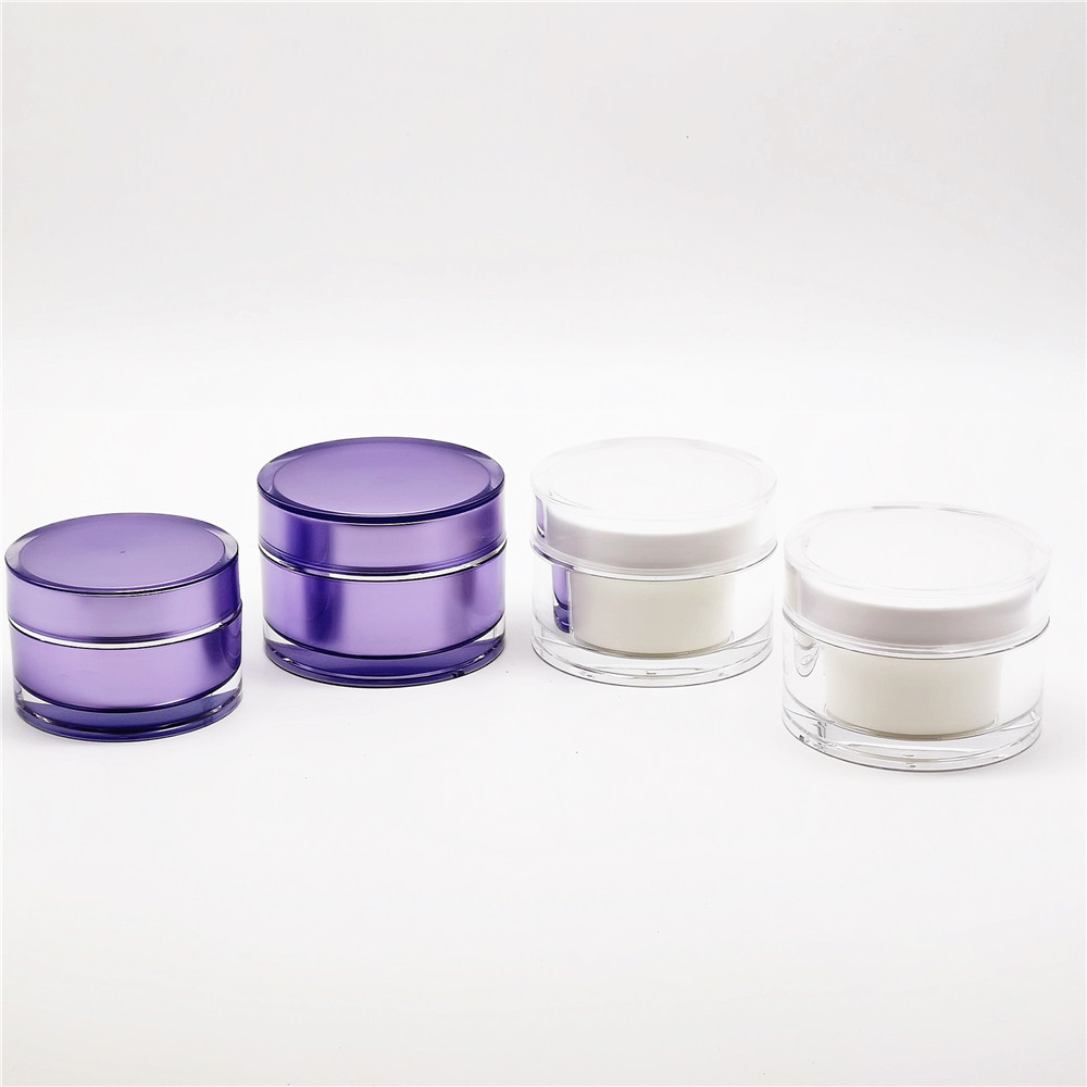Wholesale Cute Plastic Empty Cream Jars CUSTOM Cosmetic Packaging