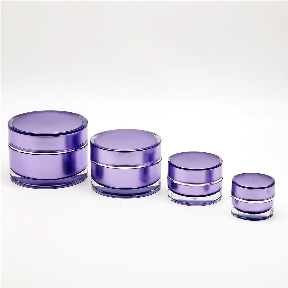 Wholesale Cute Plastic Empty Cream Jars CUSTOM Cosmetic Packaging