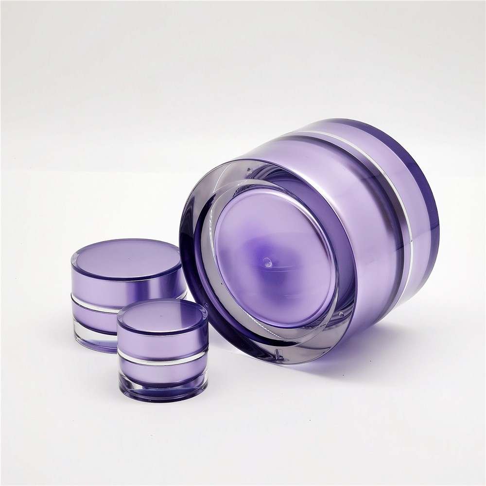 Wholesale Cute Plastic Empty Cream Jars CUSTOM Cosmetic Packaging