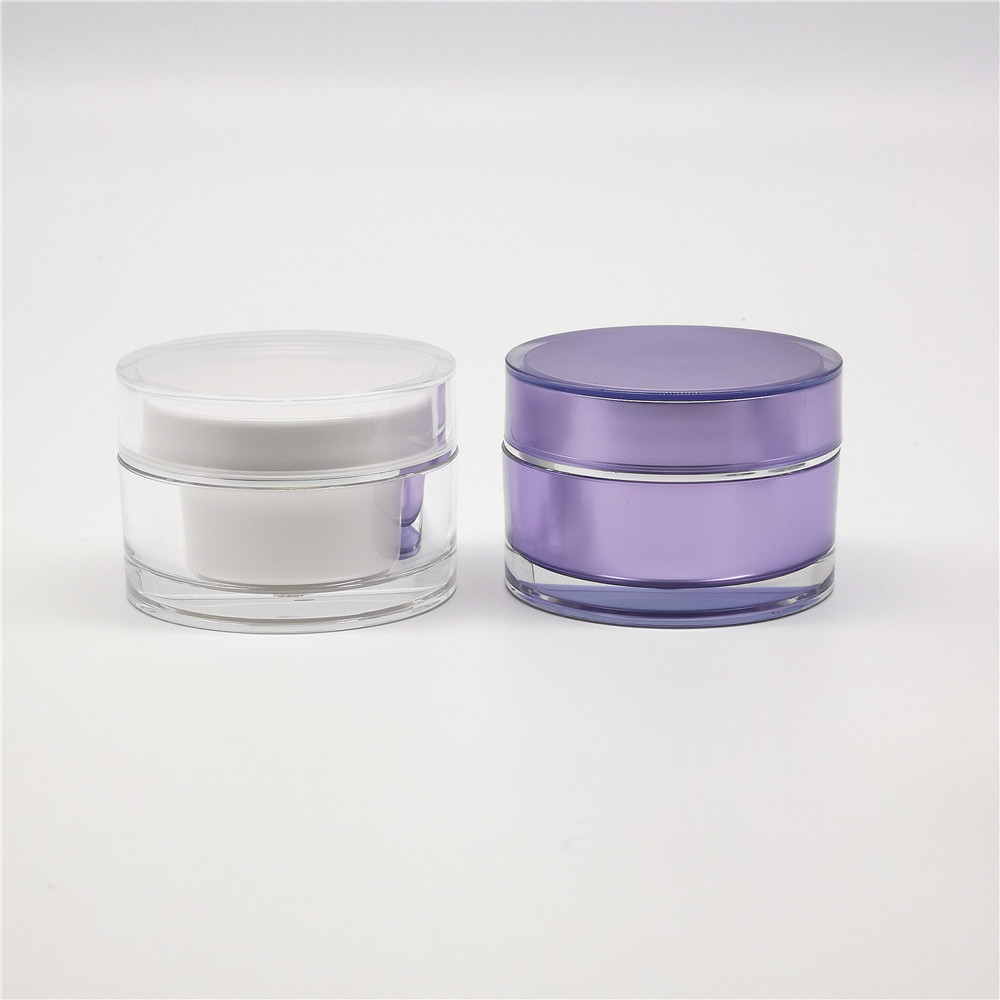 Wholesale Cute Plastic Empty Cream Jars CUSTOM Cosmetic Packaging
