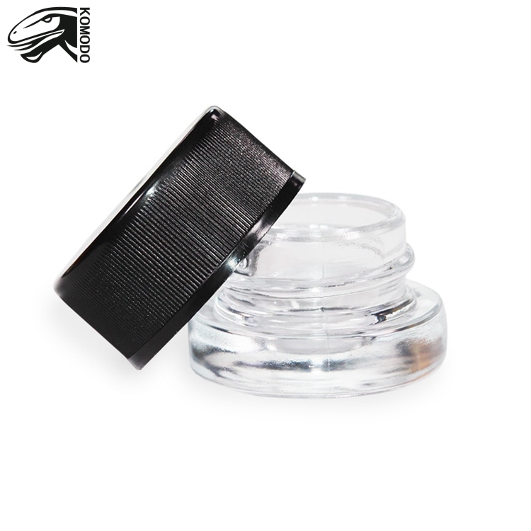 Wholesale Decor Scented Black Glass Candle Jar with Black Lids for Making