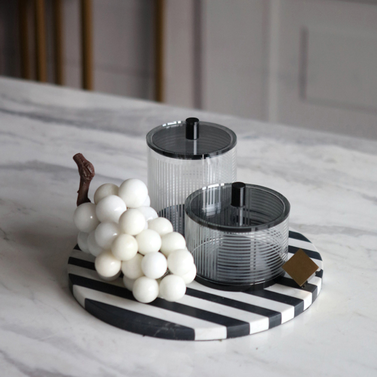 Wholesale Decorative Modern Crystal Jar Small Clear Glass Storage Jars And Bottles With Lid