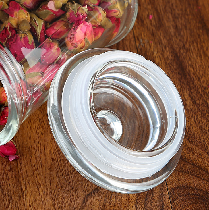 Wholesale Domestic 150ml 350ml 750ml 1200ml Glass Storage Jar in Xuzhou