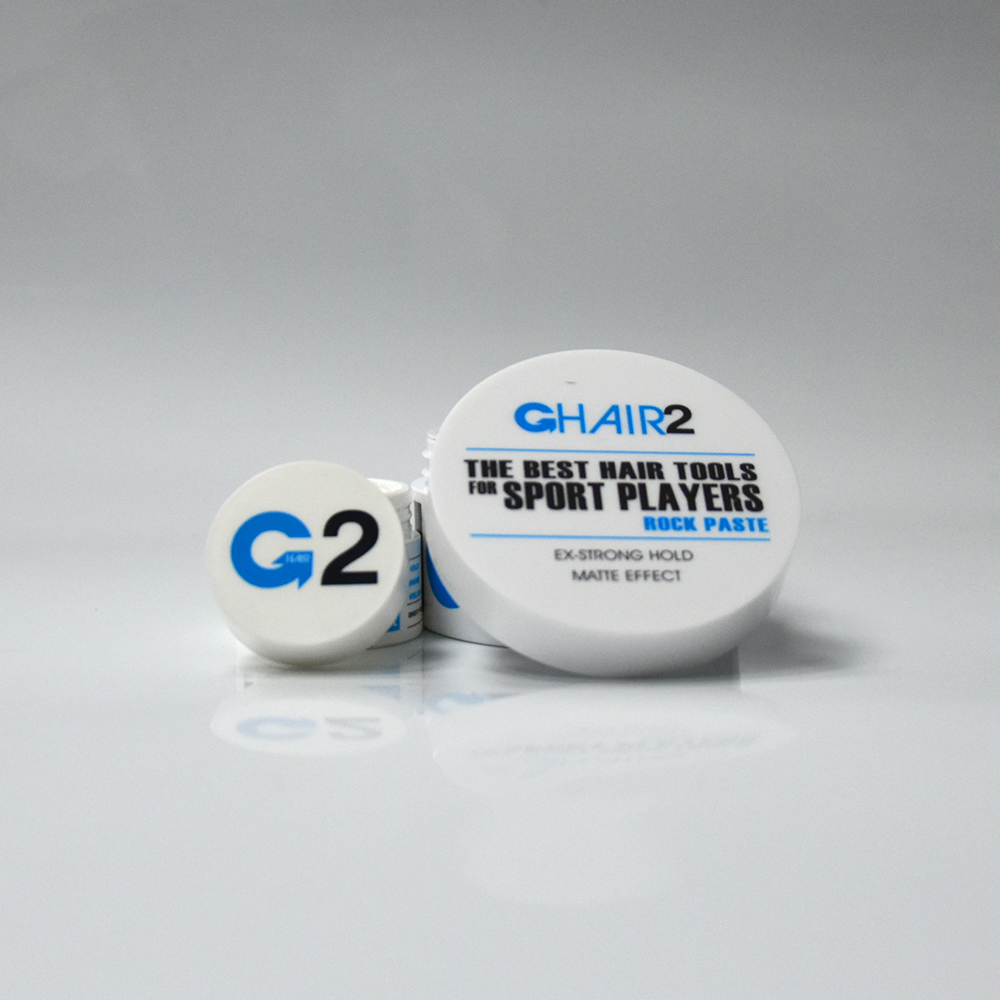 Wholesale Empty 10g 80g Round White Silk Printing Eye Cream Facial Care Hair Wax Plastic Jar for Skincare