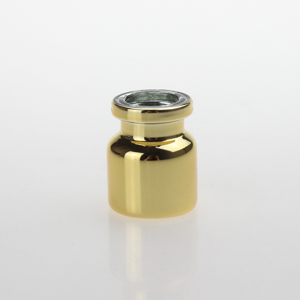 Wholesale Empty 1ml 2ml 5ml 10ml 15ml 20ml 30ml Gold Vial, custom glass test tube vial for medicine