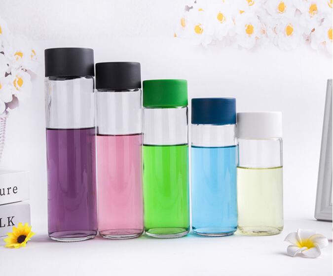 Wholesale Empty 200ml 500ml 800ml Voss Bottle Glass VOSS Water Bottle For Beverage Juice Drinking