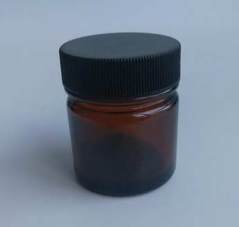 Wholesale Empty 30ml 60ml jars glass Screw Cap Cosmetic Amber Glass cream Jars child proof