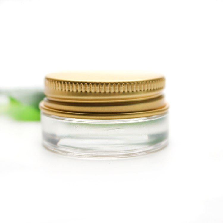 Wholesale Empty 5g Glass Cream Jar Pink Lid Small Women Cosmetic Bottle Eyeshadow Pot Mini Sample Vial Refillable