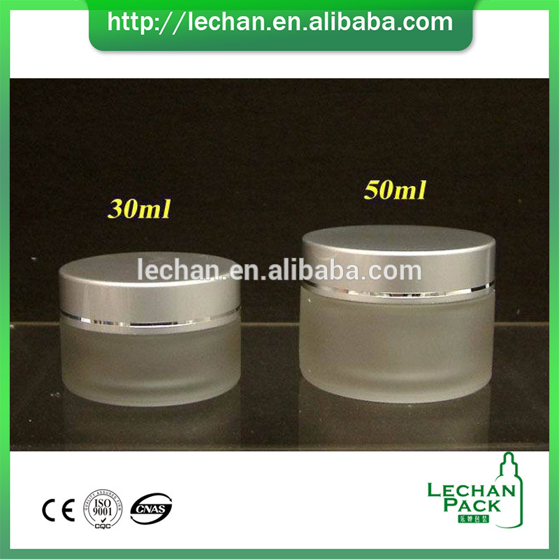Wholesale Empty 5ml 10ml 20ml 30ml 50ml 100ml Amber Cosmetic Skin Care Packaging And Container Cream Glass Jar With Lid