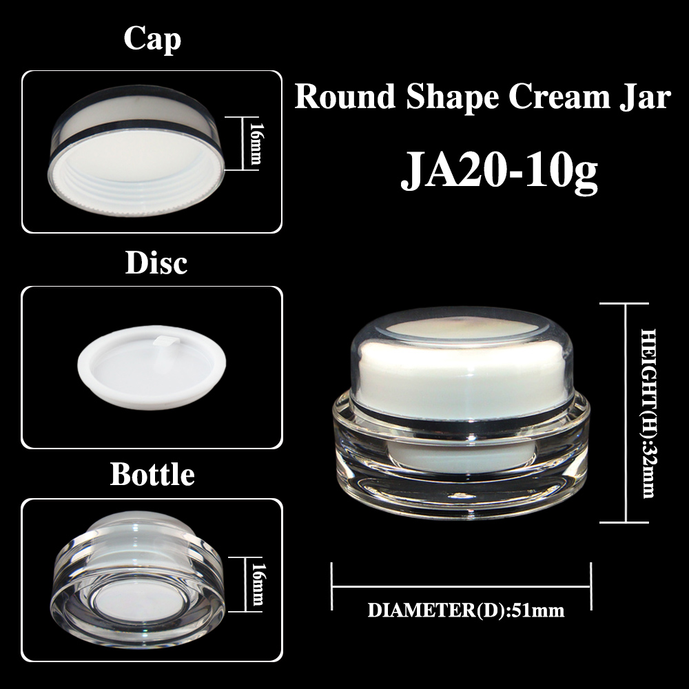 Wholesale Empty 5ml Small Cosmetic Container, 5gr Cheap Small Plastic Containers, Plastic Jars for Cosmetics