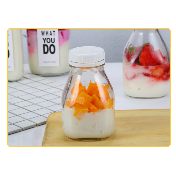 Wholesale Empty Cheap Price Clear Glass Bottle 330Ml Juice Packing Bottle