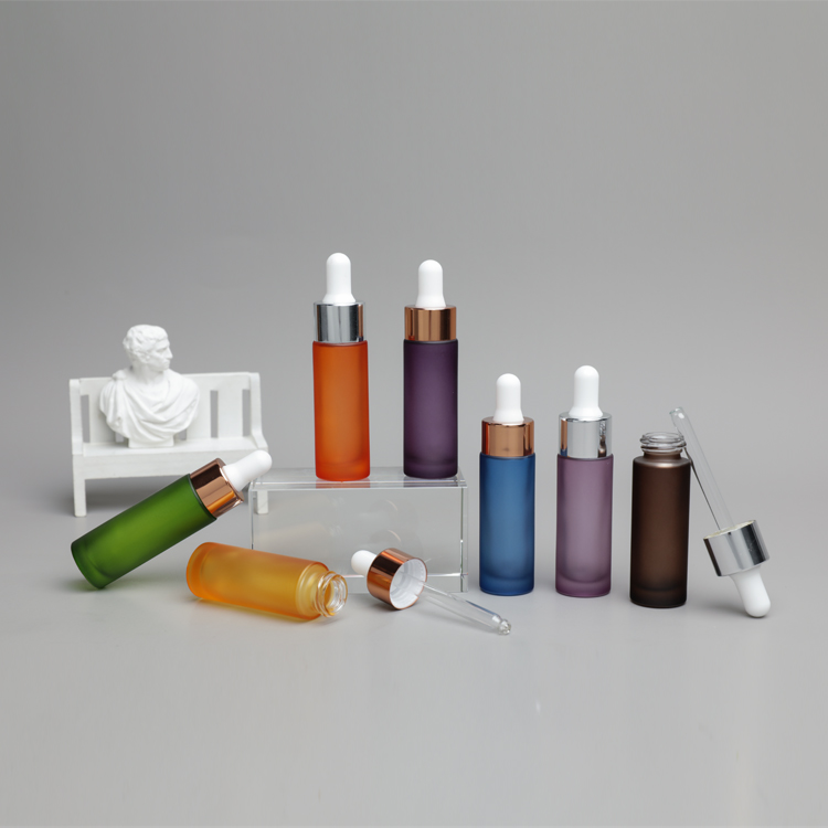 Wholesale Empty Clear Transparent 15ml Oil Serum Glass Dropper Bottle Cosmetic Package Serum Glass Bottle With Dropper