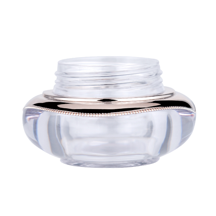 Wholesale Empty Cosmetic Transparent Clear 1oz 2oz 4oz 6oz Acrylic Jars For Powder/Lip Scrub