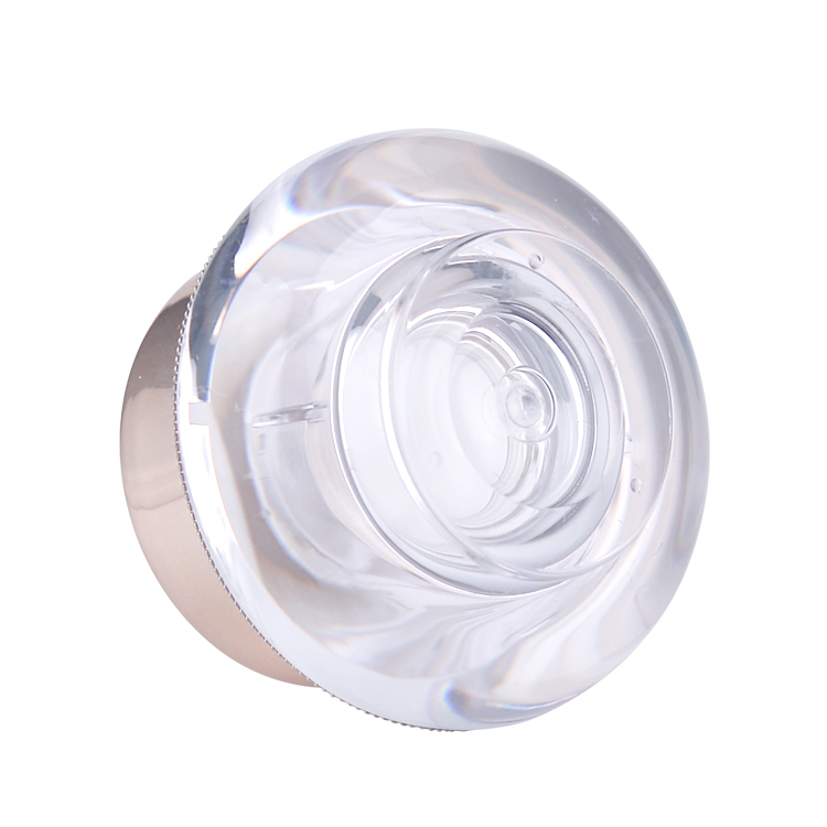 Wholesale Empty Cosmetic Transparent Clear 1oz 2oz 4oz 6oz Acrylic Jars For Powder/Lip Scrub