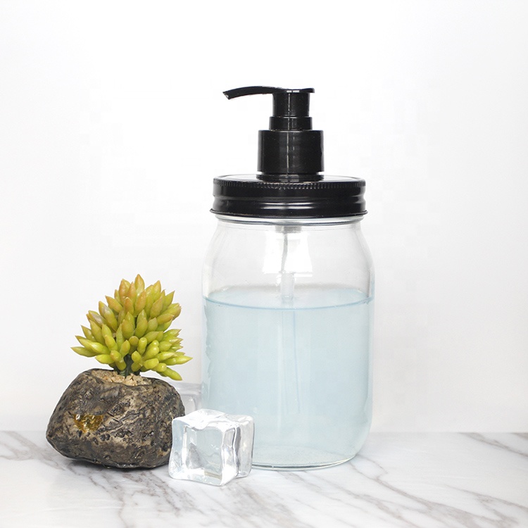Wholesale Empty Custom 500ml 750ml Mason Packaging Round Moonshine Glass Jars With Pouring Spout lids