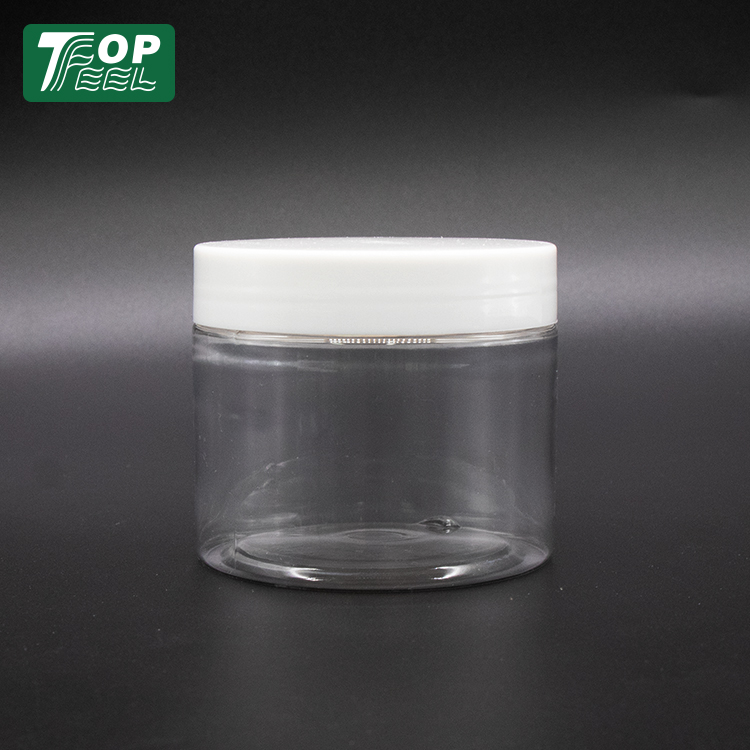 Wholesale Empty Different Capacity 80ml 100ml 120ml 150ml 200ml 250ml Clear Cosmetic Cream Pet Plastic Jar With PP Lid