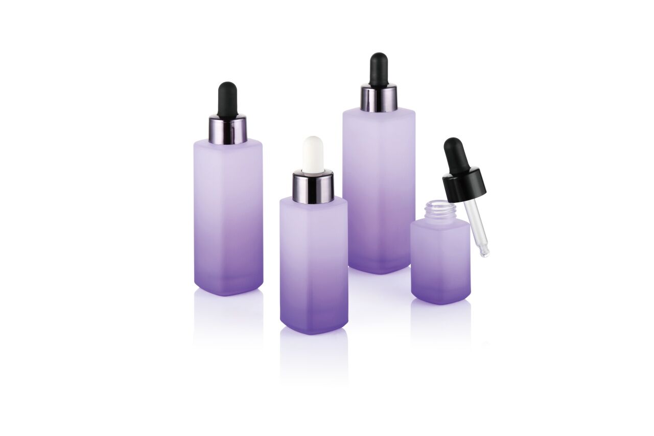 Wholesale Empty Glass Dropper Bottles 30ml 50ml 75m Dropper Bottles packaging for oil/serum OEM with logo printed or hot foiled