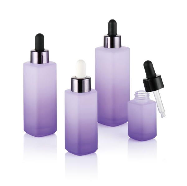 Wholesale Empty Glass Dropper Bottles 30ml 50ml 75m Dropper Bottles packaging for oil/serum OEM with logo printed or hot foiled