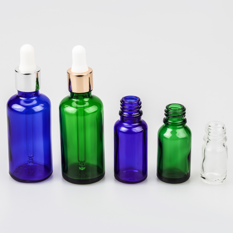 Wholesale Empty Glass Dropper Bottles 30ml 50ml 75m Dropper Bottles packaging for oil/serum OEM with logo printed or hot foiled/