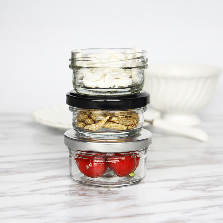 Wholesale Empty GlassJars With Airtight Lids For Tomato Paste Preserves Jam Honey Jelly