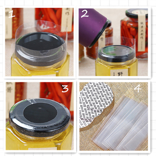 Wholesale Empty Honey Jar Glass Hexagon Shape Customized Size