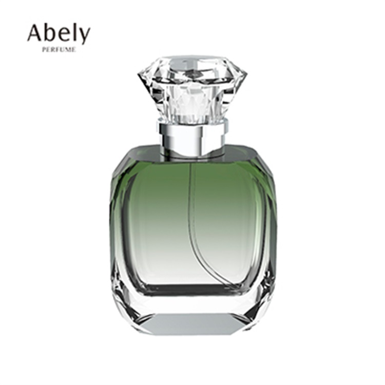 Wholesale Empty Perfume Spray Bottles 50 Ml Glass Crystal Perfume Bottle Design Making Fragrance Bottle Pump Sprayer Square