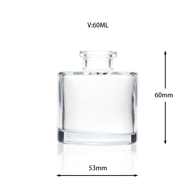 Wholesale Empty Reed Bottle Diffuser Cylinder 60ml 100ml 110ml 200ml With Rattan Sticks