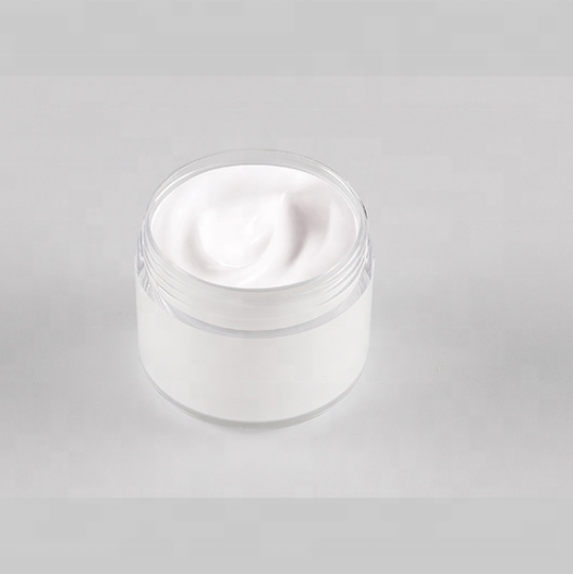 Wholesale Empty Round Plastic Cosmetic Jars Cream Jar 20g with Rose Cap