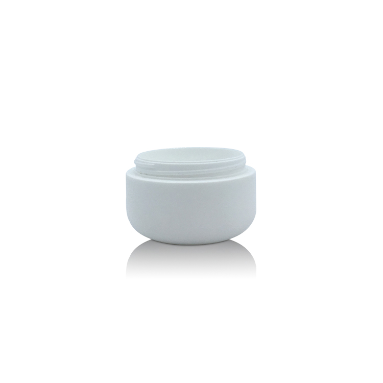 Wholesale Empty Round Plastic Skincare Cream Lotion Container Cream Jar with Red Cap 50g