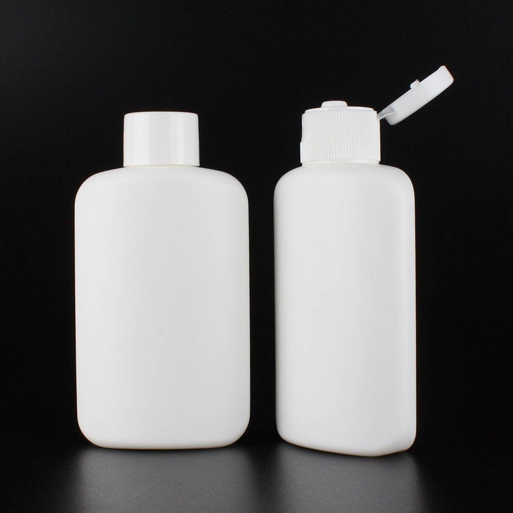 Wholesale Empty Small HDPE Flat Chemical 60ml Plastic Bottles