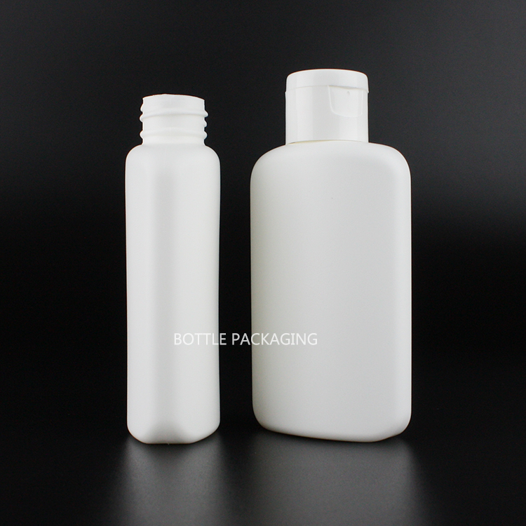 Wholesale Empty Small HDPE Flat Chemical 60ml Plastic Bottles