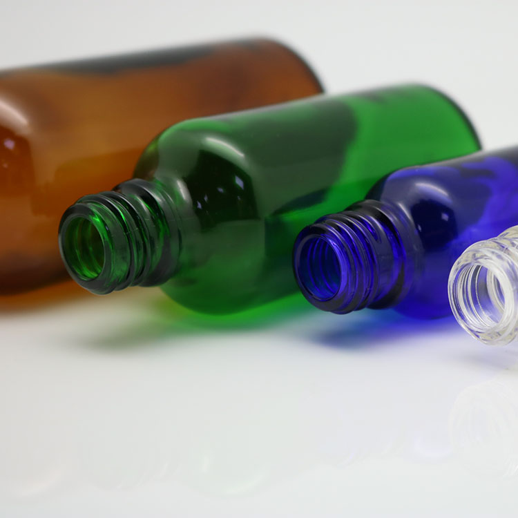 Wholesale Essential Oil Glass Dropper Bottle Refill Boston Round Pipette Bottle With Screw Dropper