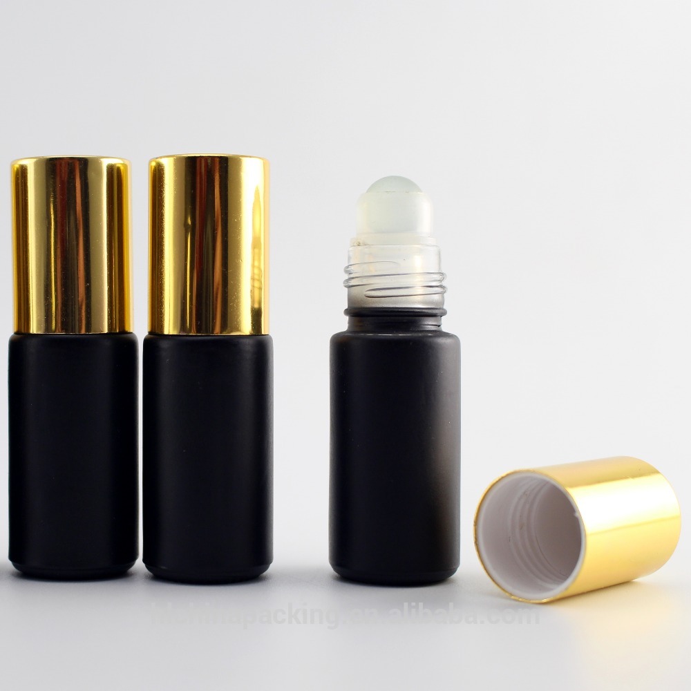 Wholesale Essential Oil glass 5 ml Roller Bottles Perfume bottle 5 ml Glass Roll On