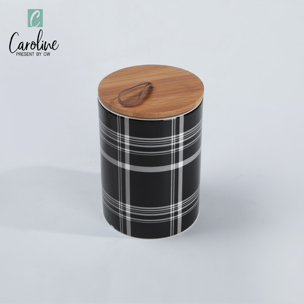 Wholesale European Ceramic Kitchen Tea Canister Set