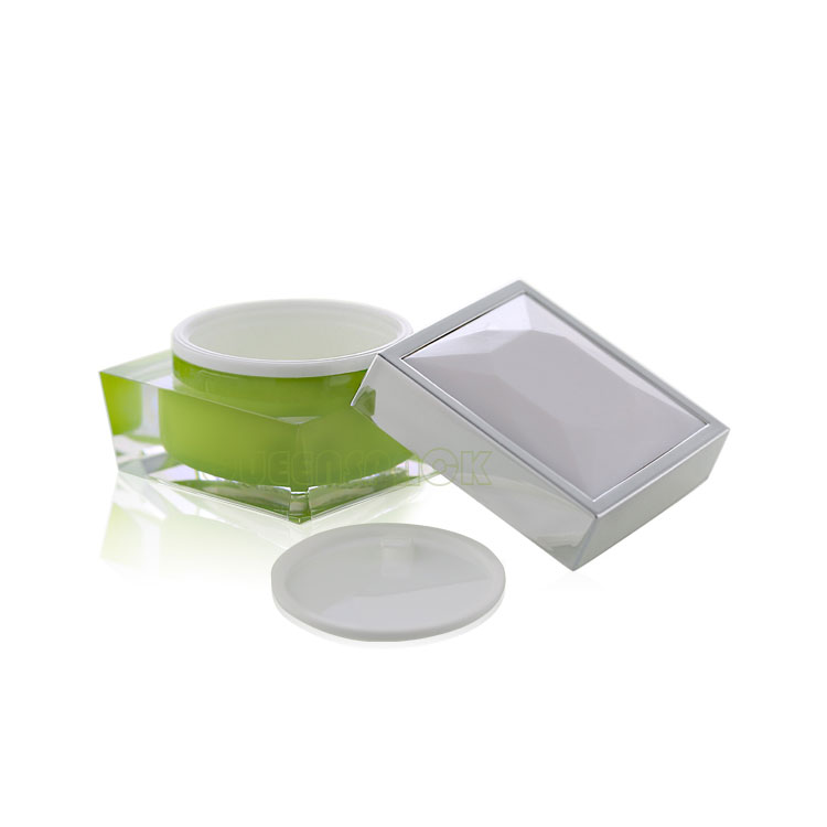 Wholesale Face Cream Packaging Jar 15ML 30ML 50ML Plastic Acrylic luxury Cosmetic Cream Jar