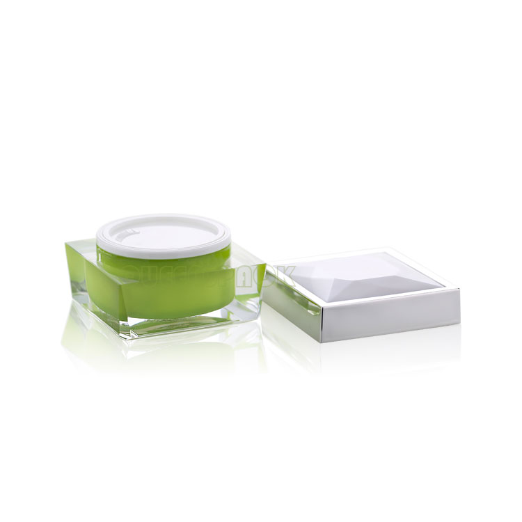 Wholesale Face Cream Packaging Jar 15ML 30ML 50ML Plastic Acrylic luxury Cosmetic Cream Jar
