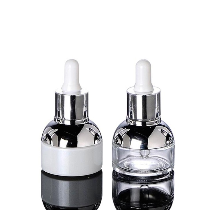 Wholesale Face Serum Packaging Bottle Serum Bottle 30ml Serum Dropper Cosmetic Glass Bottle