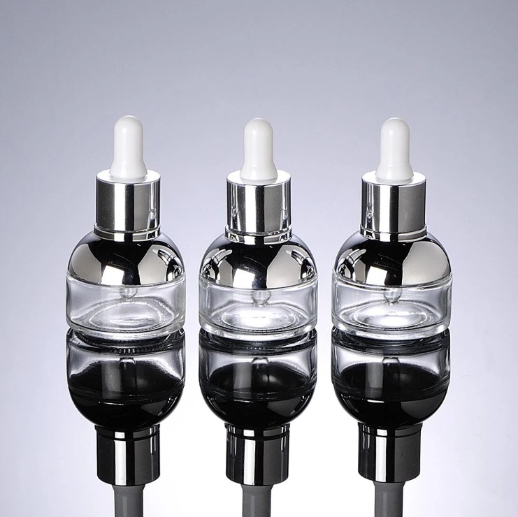 Wholesale Face Serum Packaging Bottle Serum Bottle 30ml Serum Dropper Cosmetic Glass Bottle