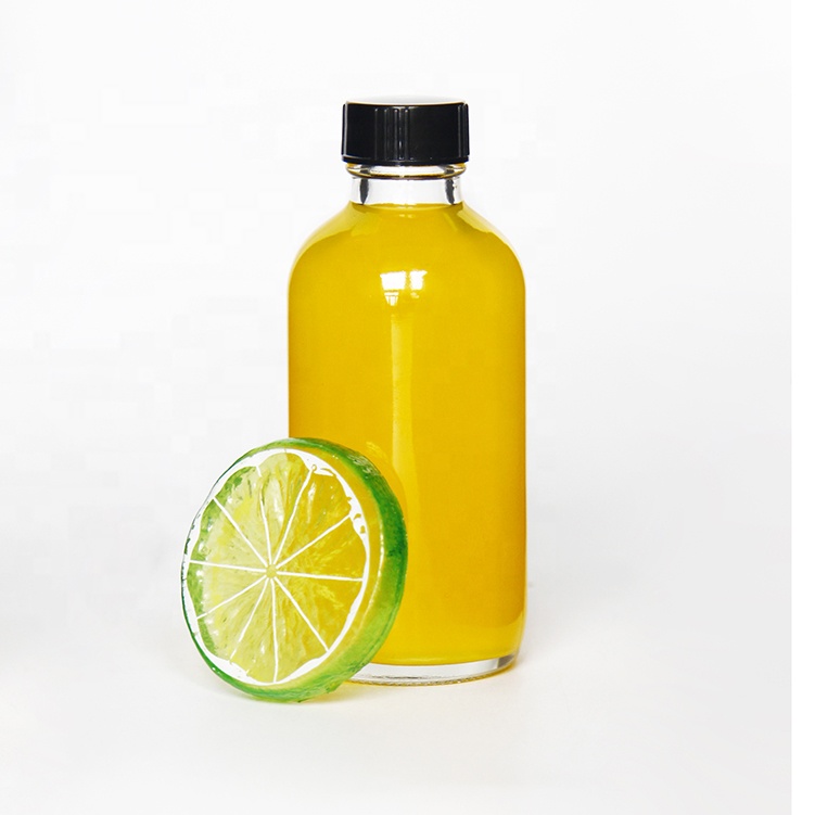 Wholesale Factory Price 8oz 250ml 250 ml Round Clear Empty Glass Juice Bottle bouteille en verre jus