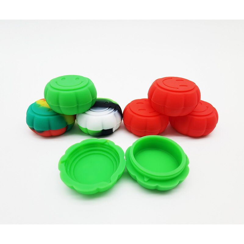 Wholesale Factory price & high quality colorful silicone container for jar/oil container/herb storage
