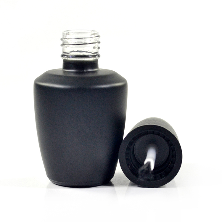 Wholesale Fancy custom empty 15ml glass uv gel nail polish bottle