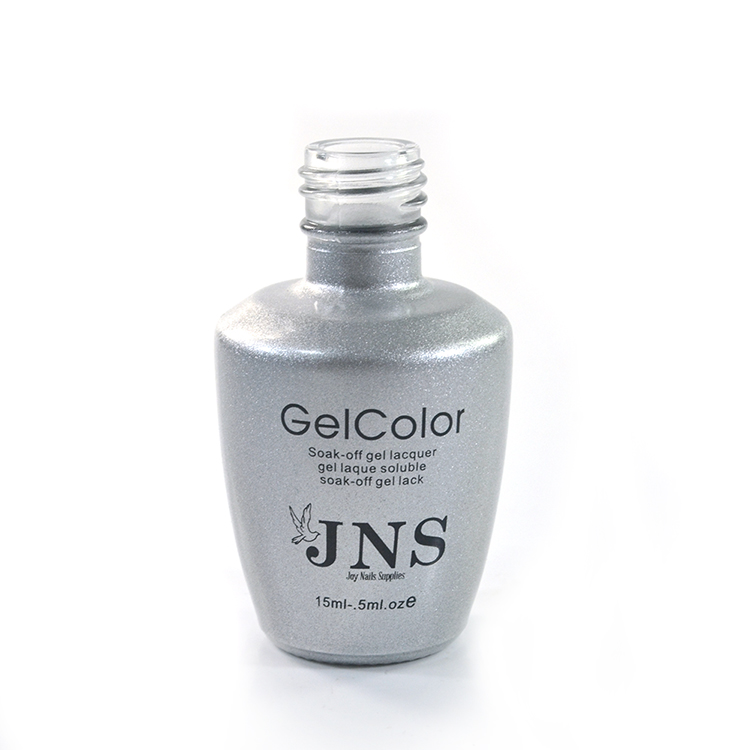 Wholesale Fancy custom empty 15ml glass uv gel nail polish bottle