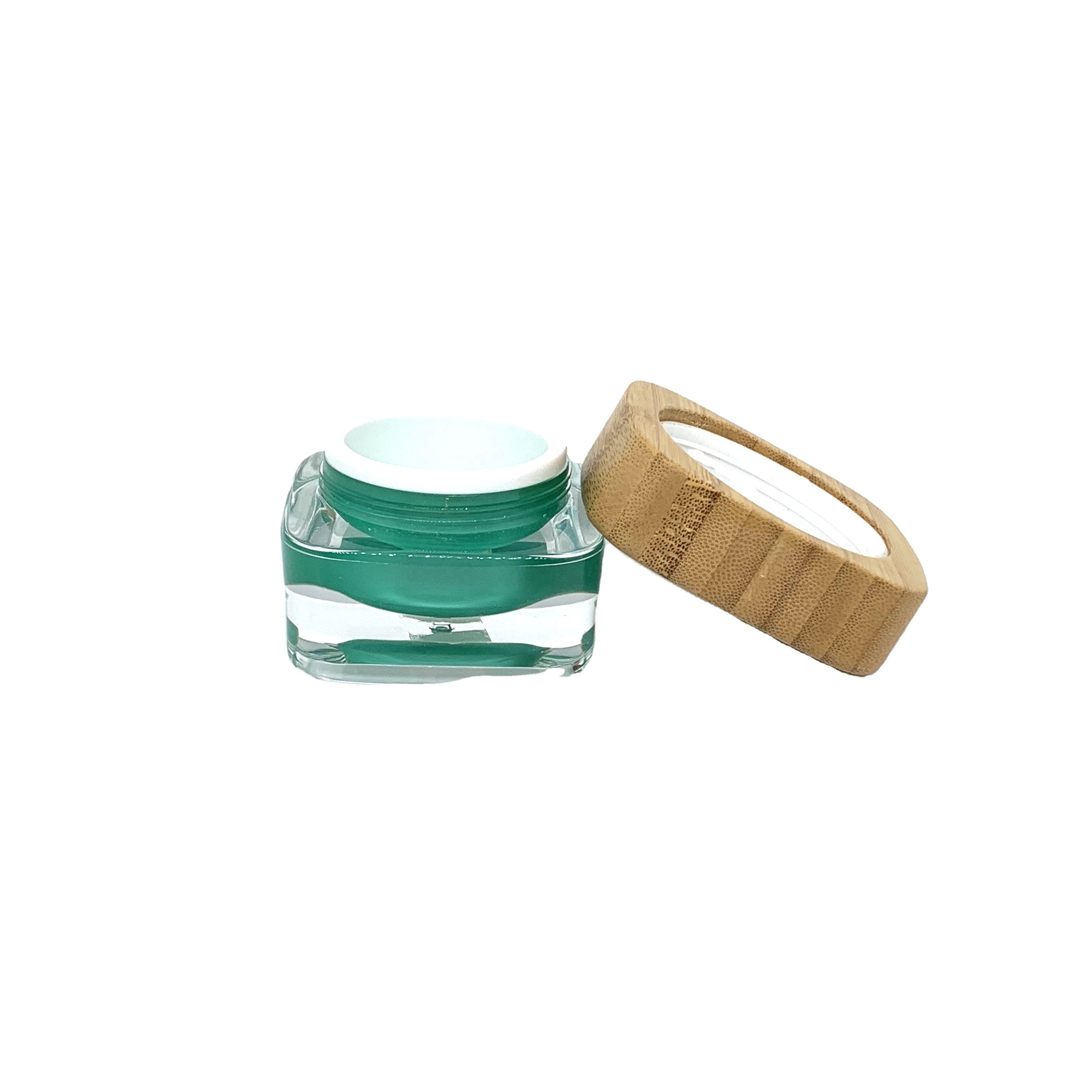 Wholesale Fashion Factory 5g Acrylic Jar Gold Luxury Skin Care Jar Cosmetic Packaging