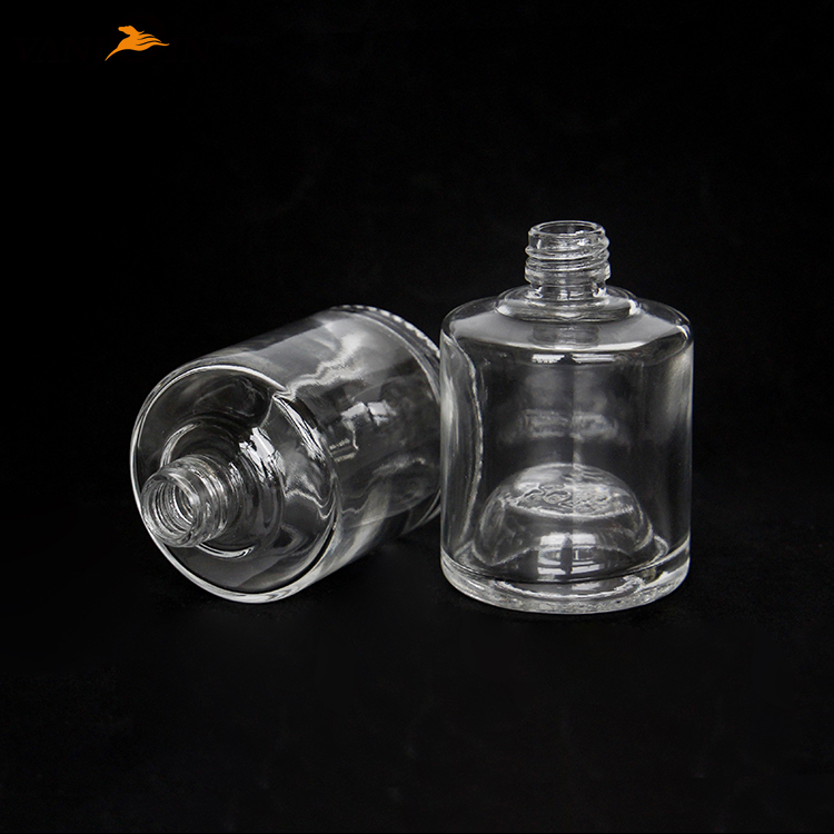 Wholesale Flint 100ml Stackable Glass Bottle with Plastic Lid for Wine