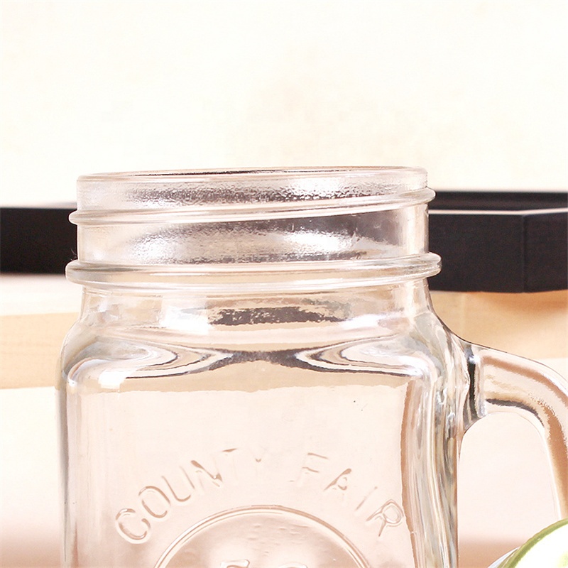 Wholesale Food Storage light candles mason jar 12oz with Gold Tinplate Lid