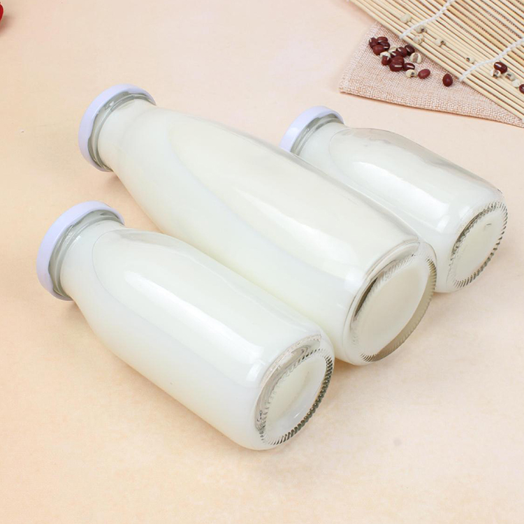 Wholesale Food grade 100ml 200ml 250ml 500ml 1000ml glass bottle milk