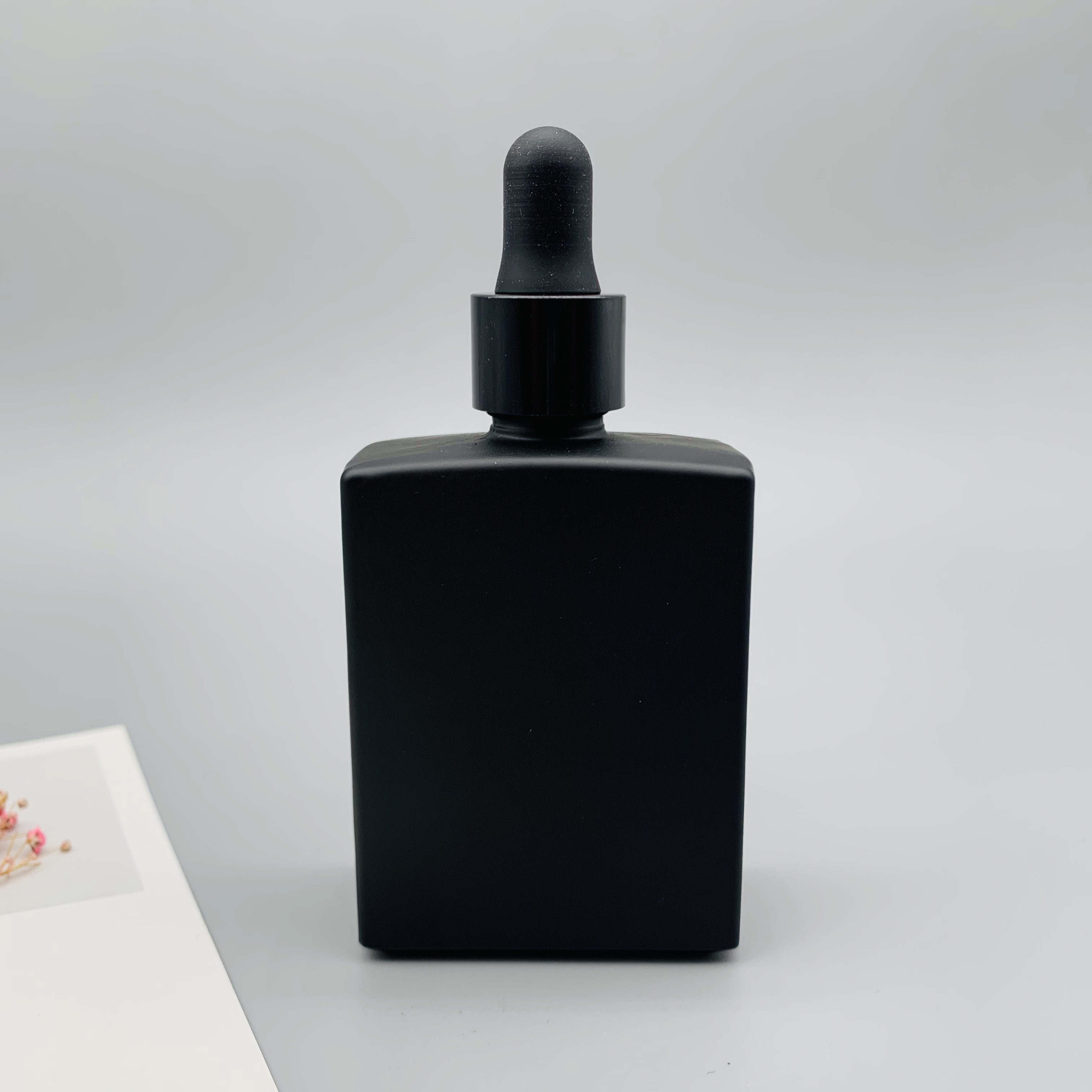 Wholesale Free Sample 30Ml 50ML 100ML Glass Square Dropper Bottle With Dropper