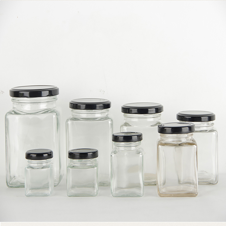 Wholesale Frosted Honey Spice Pickle Jam Glass Mason Jar With Lid