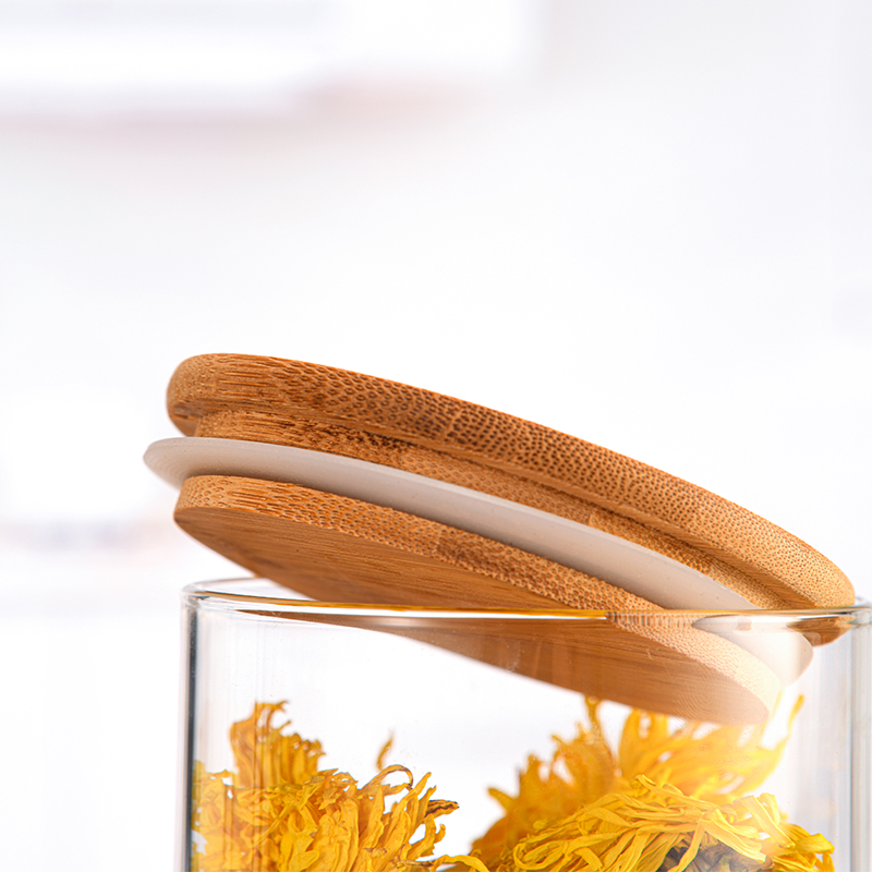 Wholesale Fruits Coffee Tea Set Home Use Honey Jar Food Storage Bottle Jar Glass Jar Container