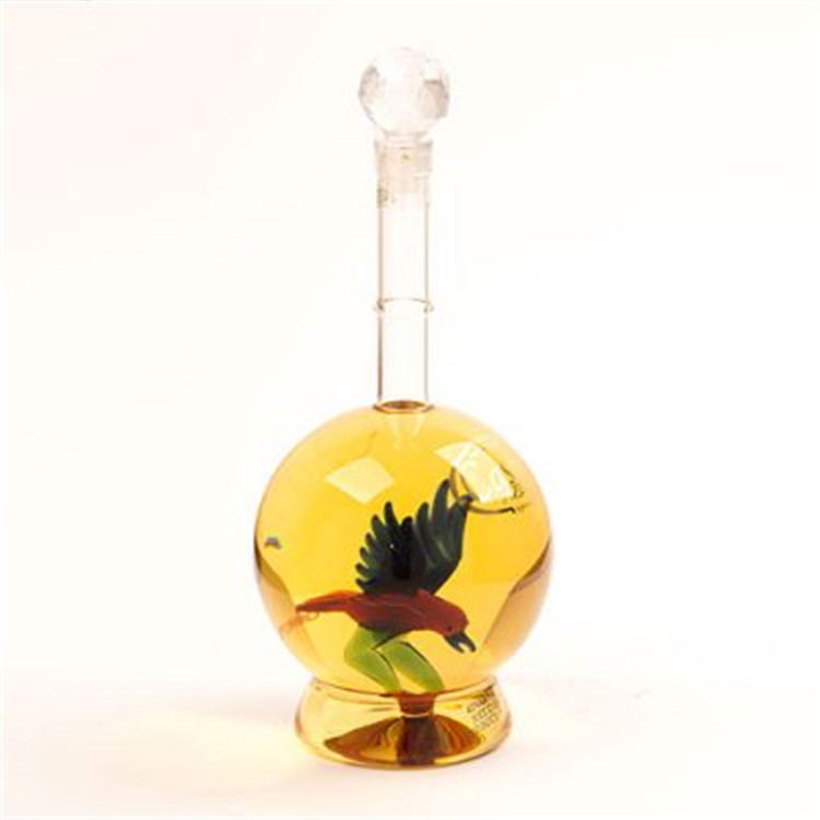 Wholesale Glass Beverages Tequila Rum Brandy Vodka Whiskey Bottles